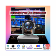 AVKANS NDI Camera, 20X Zoom 3G-SDI HDMI PTZ USB Web Camera with PoE & USB Video Output