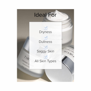 TIRTIR Natural Ceramide Cream – Deep Moisturizing Korean Face Cream with Polyglutamic Acid & Centella Asiatica Extract | Strengthens Skin Barrier, Boosts Radiance & Hydration for Glass Skin (50ml / 1.69 fl. oz)