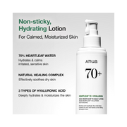 ANUA Heartleaf Daily Lotion – Lightweight Face Moisturizer for Sensitive Skin, Hyaluronic Acid & Heartleaf Extract (200ml / 6.76 fl.oz)