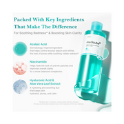 Medicube Azelaic Acid Niacinamide Clarifying Toner – 4% Azelaic Acid & 2% Niacinamide – Purifying & Calming Toner for Troubled Skin, Oil Control & Redness Relief – Korean Skincare (8.45 fl.oz.)