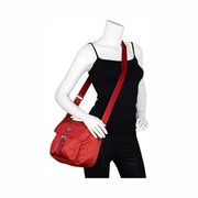 Prada Red Tessuto Nylon Medium Messenger Bag – Unisex Designer Crossbody 1BD994