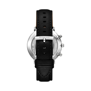 Michael Kors Blake Men’s Watch – Stainless Steel Case with Black Leather Strap (42mm)