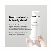 TIRTIR Hydro Boost Enzyme Cleansing Powder | Gentle Exfoliating Cleanser with Rice Bran Oil & Niacinamide | Brightening, Hydrating, Hypoallergenic Face Wash, 2.64 oz