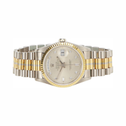 Rolex Pre-Loved Day-Date President 36 mm – 18K Gold & Stainless Steel Diamond Tridor Automatic Watch 18239