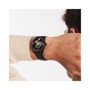 Movado Museum Classic Men’s Automatic Watch – 40mm Luxury Self-Winding Timepiece, Black Leather Strap, 3ATM