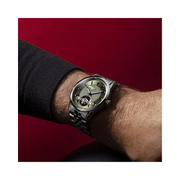 Raymond Weil Freelancer Men’s Automatic Watch 2780-ST-52001 – RW1212 Open Balance Wheel, Green Dial, Stainless Steel, 42.5mm
