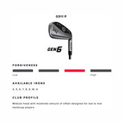 PXG 0311 GEN6 Iron Set for Men – 5-PW | Right Hand | Graphite Shaft | Regular Flex | Premium Forged Distance & Precision Irons