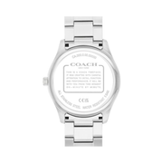 Coach Oliver Men's 41mm Quartz Watch – Stainless Steel Bracelet with Date Display