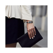 Bulova Ladies’ Classic Diamond Dial Quartz Watch – Rectangular Case