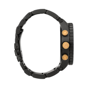 Nixon 51-30 Chrono Men’s Watch – Matte Black/Gold, 51mm, 300m Water Resistant, A1389
