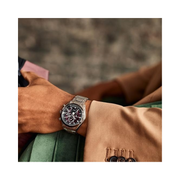 Citizen Eco-Drive Tsuki-yomi A-T Red Dial Super Titanium Watch (BY1018-55X)