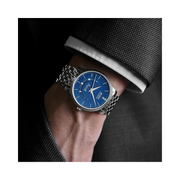 MIDO Baroncelli Smiling Moon Gent – Swiss Automatic Men’s Watch  Blue Dial | 39 mm Stainless Steel Case | M0274071104000