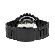 Diesel Men’s Master Chief Watch – Stainless Steel or Leather Band | Chronograph Quartz, 49mm Case | Midnight Black