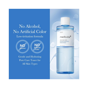 Medicube Zero Pore Toner – Exfoliating & Hydrating Blue Water Toner with AHA, BHA, PHA, Niacinamide & Panthenol – Korean Skincare for Pores, Texture & Moisture, 8.45 fl.oz