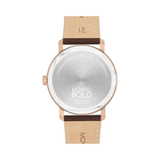 Movado Bold Evolution 2.0 Men’s Luxury Quartz Watch – Swiss Movement, Leather Strap, 40mm
