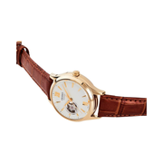 Orient Women’s RN-AG0728S Automatic Open Heart Watch – White Dial, Mechanical Japanese Movement
