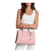 Michael Kors Ruthie Large Satchel – Saffiano Leather Shoulder & Crossbody Bag
