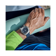 Victorinox I.N.O.X. Chrono 43mm Men’s Watch – Blue Dial & Rubber Strap