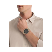 Calvin Klein Men’s Multi-Function Watch – 44mm Beige Gold Steel, Modern Industrial Design, Quartz Multifunction Luxury Timepiece