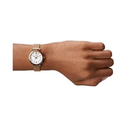 Fossil Women’s Carlie Quartz Rose Gold Stainless Steel Watch