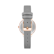 Nine West Women’s Floral Dial Strap Watch NW/2284 – Grey & Rose Gold