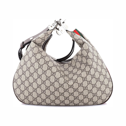 Gucci Pre-Loved Attache Medium Shoulder Bag – Brown GG Coated Canvas