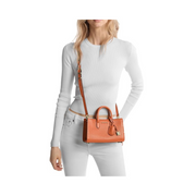 Michael Kors Scarlett Extra-Small Crossbody Bag – Structured Leather with High-Shine Hardware