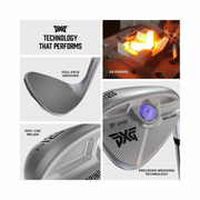 PXG SD III Wedges – RH Chrome | 50°/10S, 54°/10S, 58°/10S | Steel Shaft | Regular Flex | Precision CNC Milled Forged Wedges