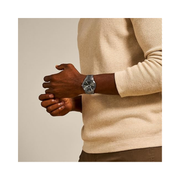 Fossil Men’s Minimalist Quartz Stainless Steel & Leather Watch