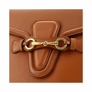 Gucci Pre-Loved Lady Web Medium Shoulder Bag – Orange Leather