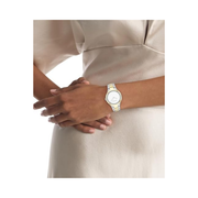 Calvin Klein Ladies’ Timeless Beauty Quartz Watch – 36mm Two-Tone Elegant Fashion Timepiece