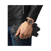Tissot T-Race Powermatic 80 Men’s Automatic Watch – 41 mm, Black Silicone Strap, Swiss Movement
