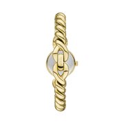 Kate Spade New York Monroe Jewelry-Inspired Women’s Gold Twist Quartz Watch with Stainless Steel Bracelet (24mm)