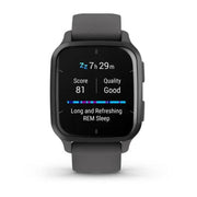 Garmin Venu Sq 2 Smartwatch – Slate Aluminum Bezel with Shadow Gray Case