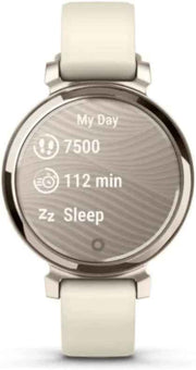 Garmin Lily 2 Smartwatch – Stylish Women’s Smartwatch with Hidden Display, Patterned Lens, Coconut Edition