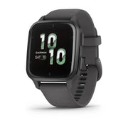Garmin Venu Sq 2 Smartwatch – Slate Aluminum Bezel with Shadow Gray Case