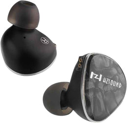 Kinboofi HZSOUND Luna in Ear Monitor Headphons for Singers, HiFi Quality Wired Earbuds No Micphone, Sport Noise Isolation Wried Headphone with Detachaable 2pin Cable for Audiophile Musician