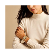 Fossil Women’s Carlie Quartz Gold Stainless Steel Watch & Bracelet Gift Set