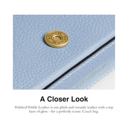 Coach Mila Crossbody Bag – Polished Pebble Leather Compact Designer Purse