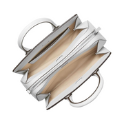 Michael Kors Women’s Laila Small Satchel – Leather Designer Handbag with Studs & Crossbody Strap