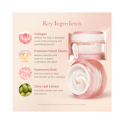 medicube Triple Collagen Cream – Anti-Aging Moisturizer with Hyaluronic Acid, Shea Butter & Premium Elastin | Hydrating, Firming & Wrinkle-Reducing Korean Skincare, 1.69 oz