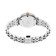 Seiko Presage Cocktail Time SRE009 Women’s Automatic Watch – Silver Stainless-Steel Bracelet, White Gloss Dial