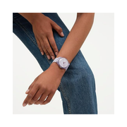 Swatch Lavendaze Unisex Biosourced Quartz Watch – Purple 41mm