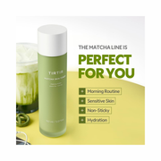 TIRTIR Matcha Skin Toner – Hydrating & Anti-Redness Korean Facial Toner with Jeju Matcha-PDRN (5.07 Fl Oz)