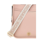 Michael Kors Women’s Messenger Bag – Leather Crossbody with Gold-Tone Hardware