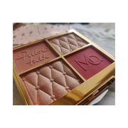 Mocallure Pillow Talk Blush & Highlighter Palette – Luxury Glow on a Budget