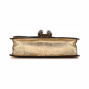 Gucci Pre-Loved Dionysus Small Lizard Leather Bag – Gold with Crystal Detail