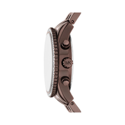 Michael Kors Bryant Women’s Chronograph Watch MK7559 – 35mm Brown Stainless Steel Bracelet