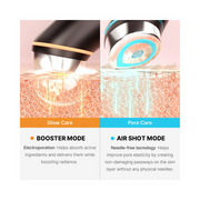 Medicube AGE-R Booster Pro – 6-in-1 Real Glass Glow Beauty Massager for Radiance, Elasticity, and Pore Care | Enhanced Absorption | Korean Skincare Device (Black)