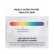 SKIN1004 Madagascar Centella Tone Brightening Cleansing Gel Foam | 125ml (4.22 fl.oz) | Gentle Brightening Face Cleanser with Madecassoside